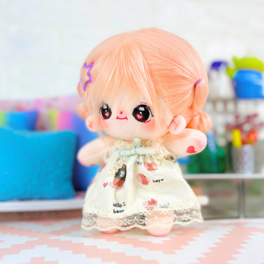 Cotton Doll 🐷 Mimi Piggy – Muñeca de 20cm con esqueleto interno