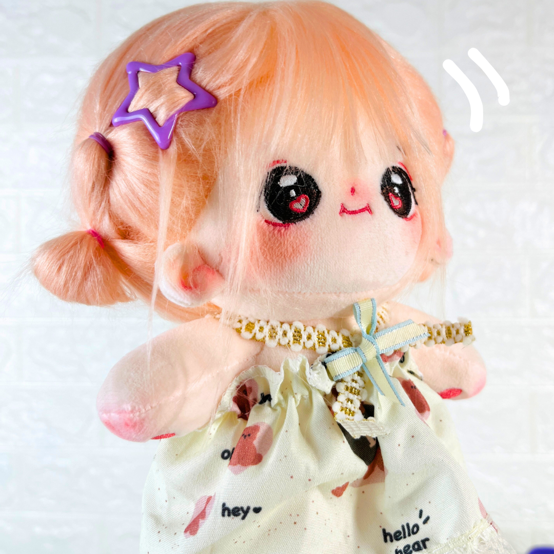 Cotton Doll 🐷 Mimi Piggy – Muñeca de 20cm con esqueleto interno
