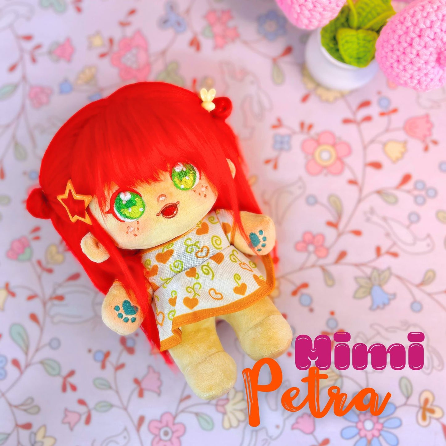 Cotton Doll Mimi Petra 🧡 Muñeca de 20cm con esqueleto interno