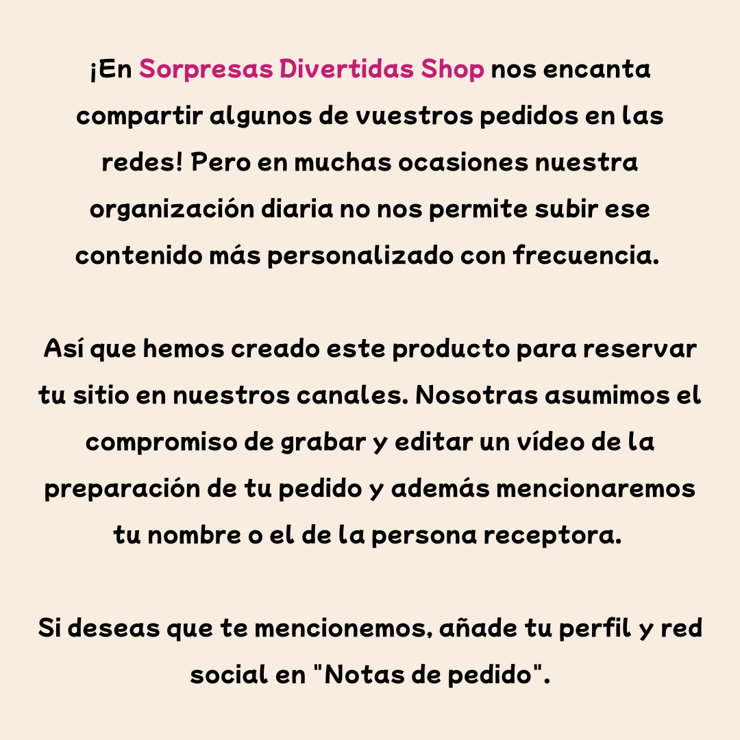 Vídeo de tu pedido 🎁