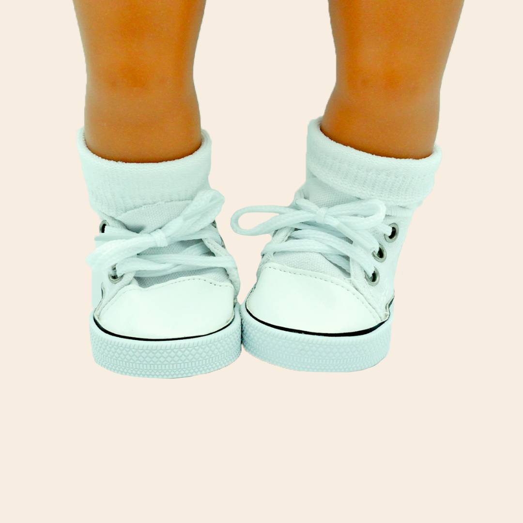 Zapatos para muñecas - Deportivas con calcetines