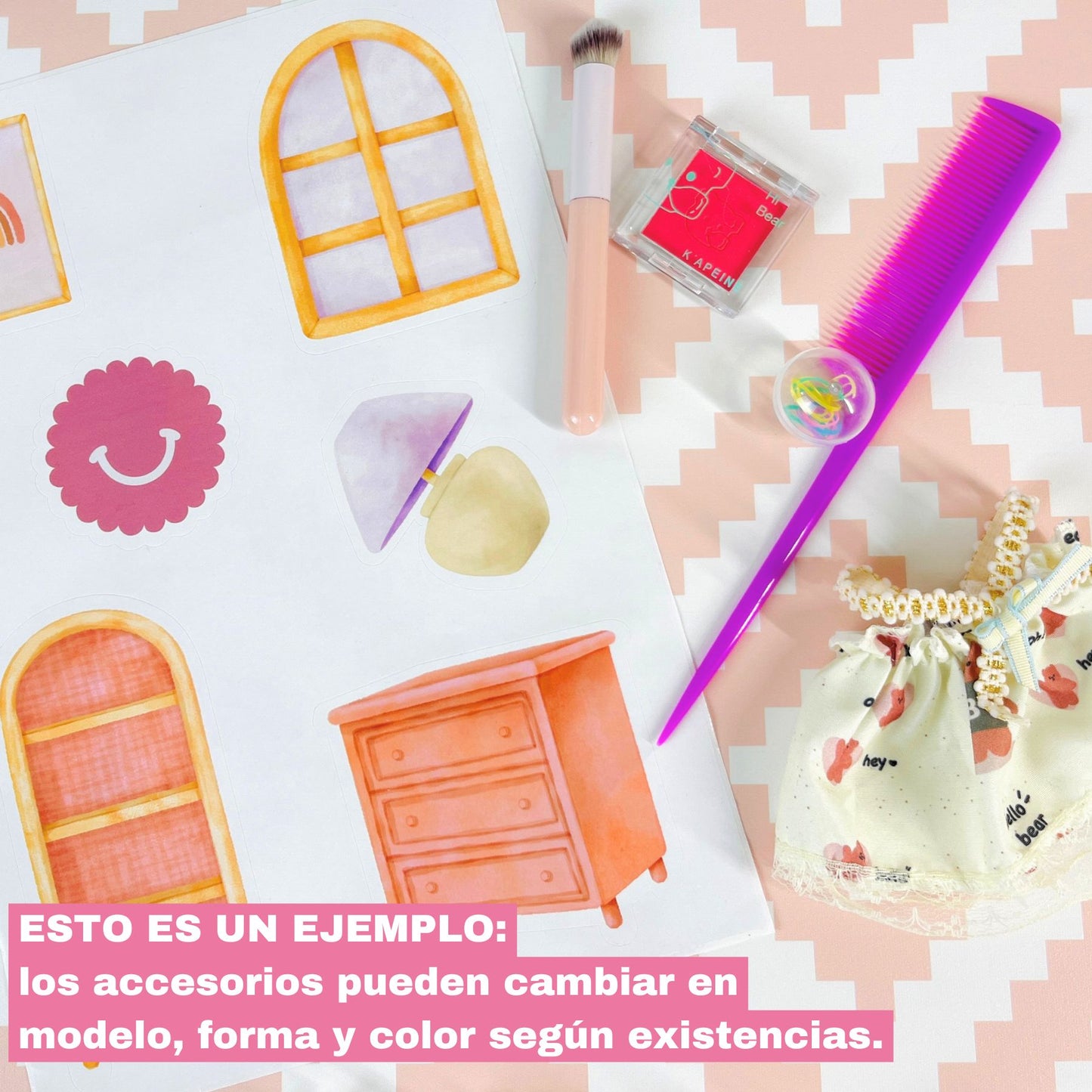 Cotton Doll 💜 Mimi Dreamy – Muñeca de 20cm con esqueleto interno