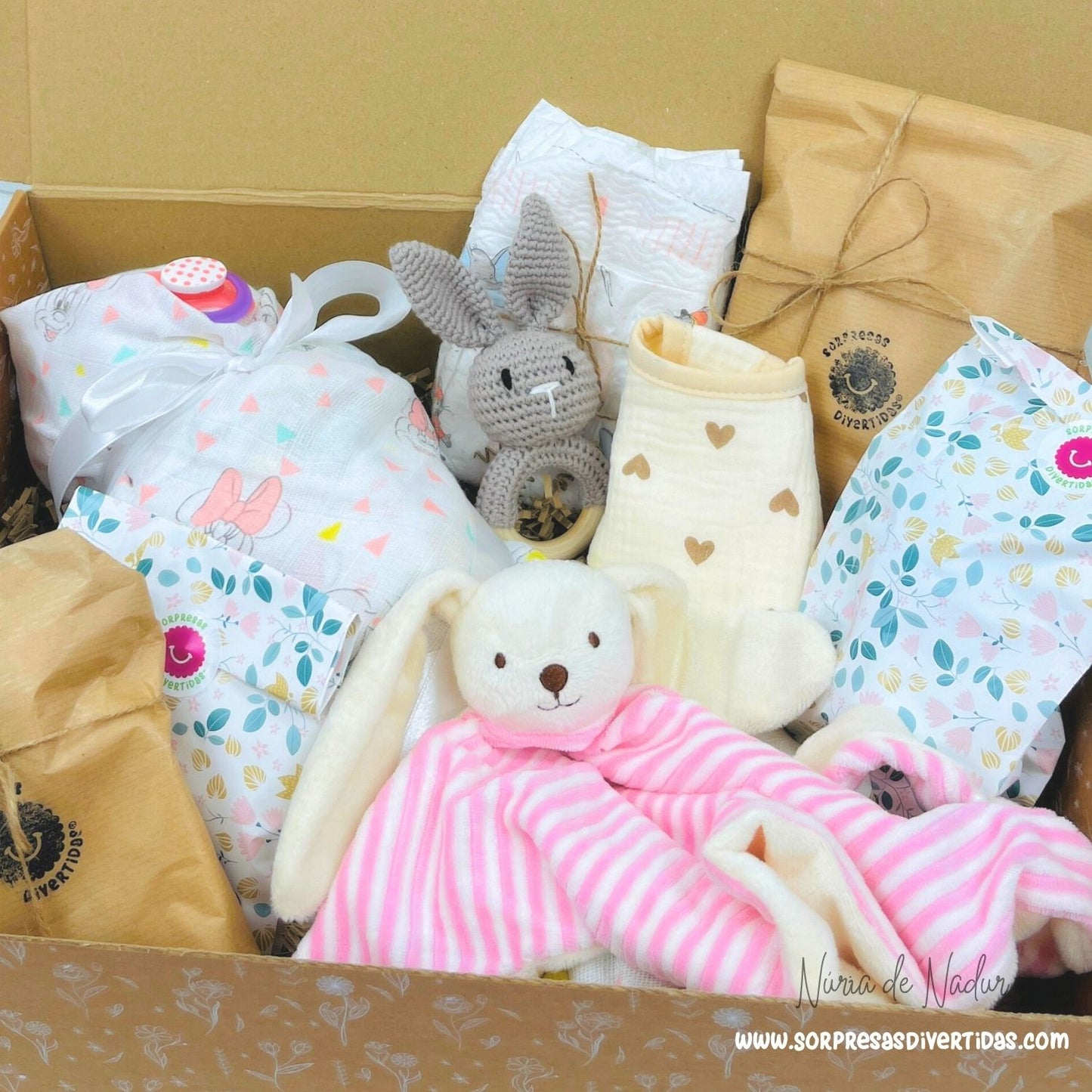 caja sorpresa accesorios bebé reborn