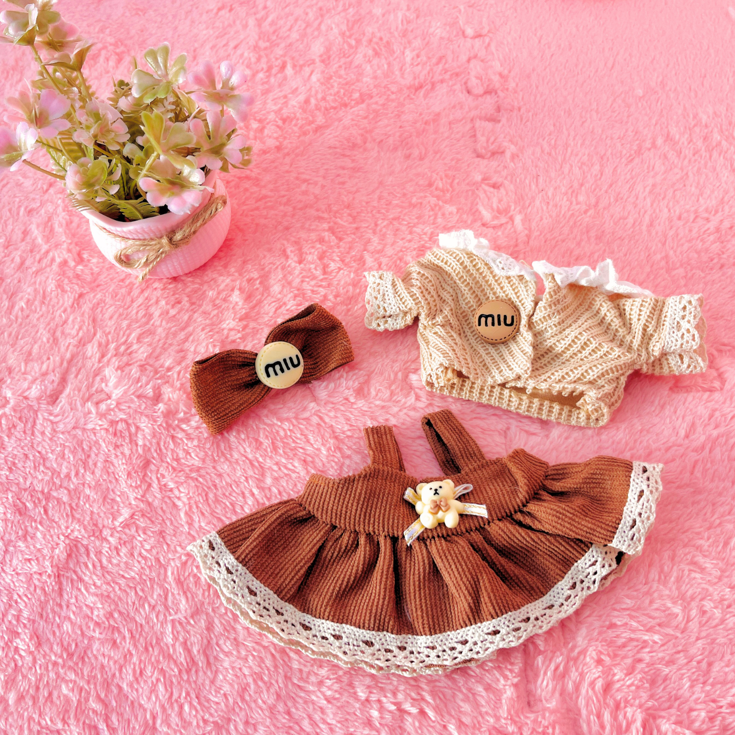Juego De Ropa Para Muñecas 50-55 Cm - Mono De León, Chaleco, Pantalones, Calcetines, Para Muñecas