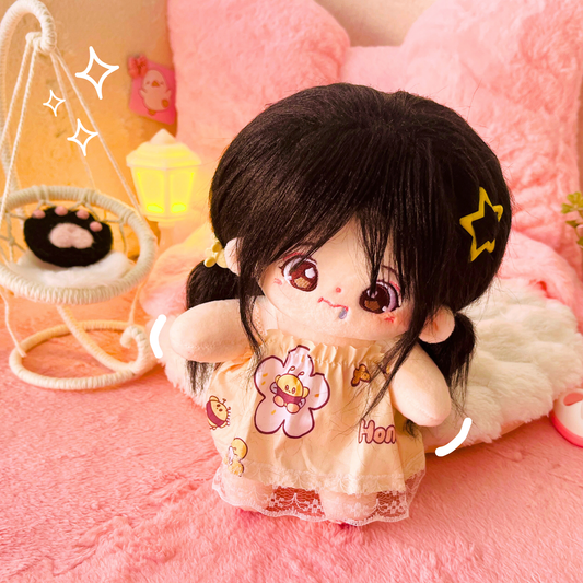 Cotton Doll Mimi Coco 🖤 Muñeca de 20cm con esqueleto interno