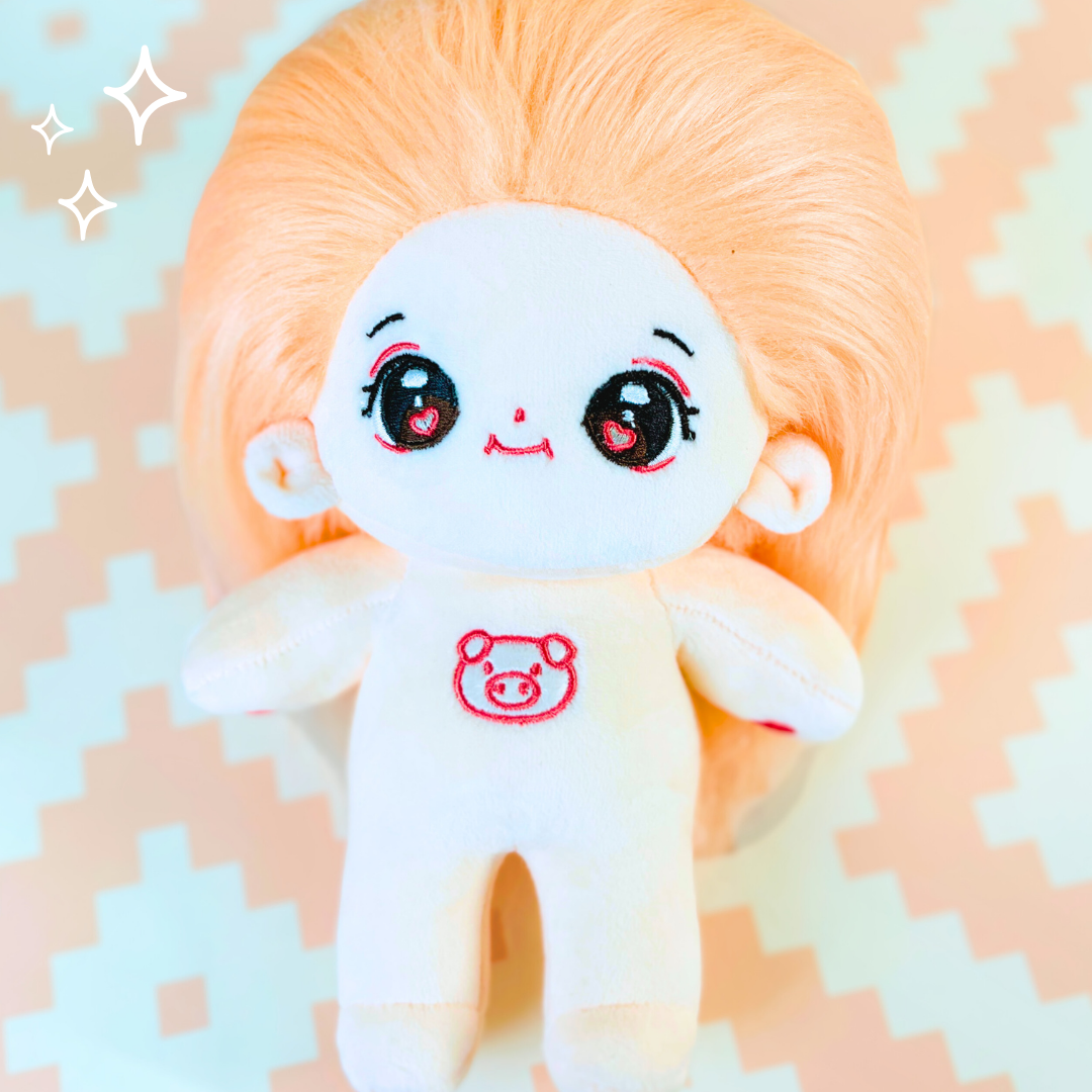 Cotton Doll 🐷 Mimi Piggy – Muñeca de 20cm con esqueleto interno