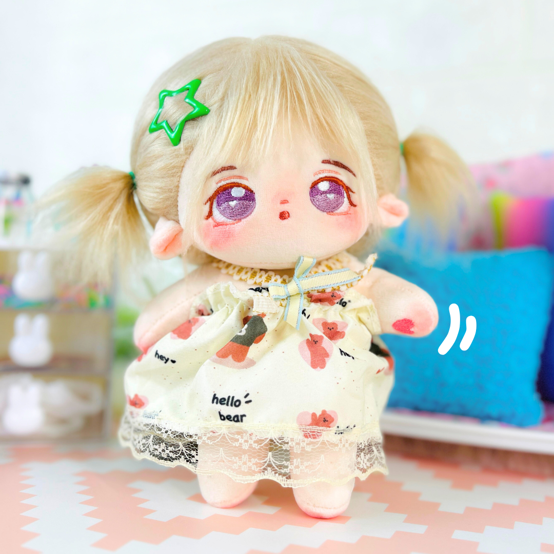 Cotton Doll 💜 Mimi Dreamy – Muñeca de 20cm con esqueleto interno