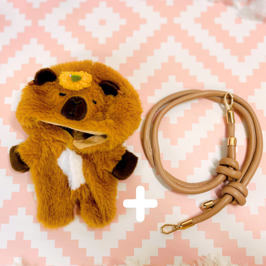 Pijama Capibara para Cotton Doll de 20cm - Ready to GO!