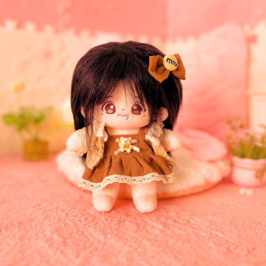 Conjunto Marrón Kawaii para Muñecas Cotton Doll 20cm · “ChocoBear”