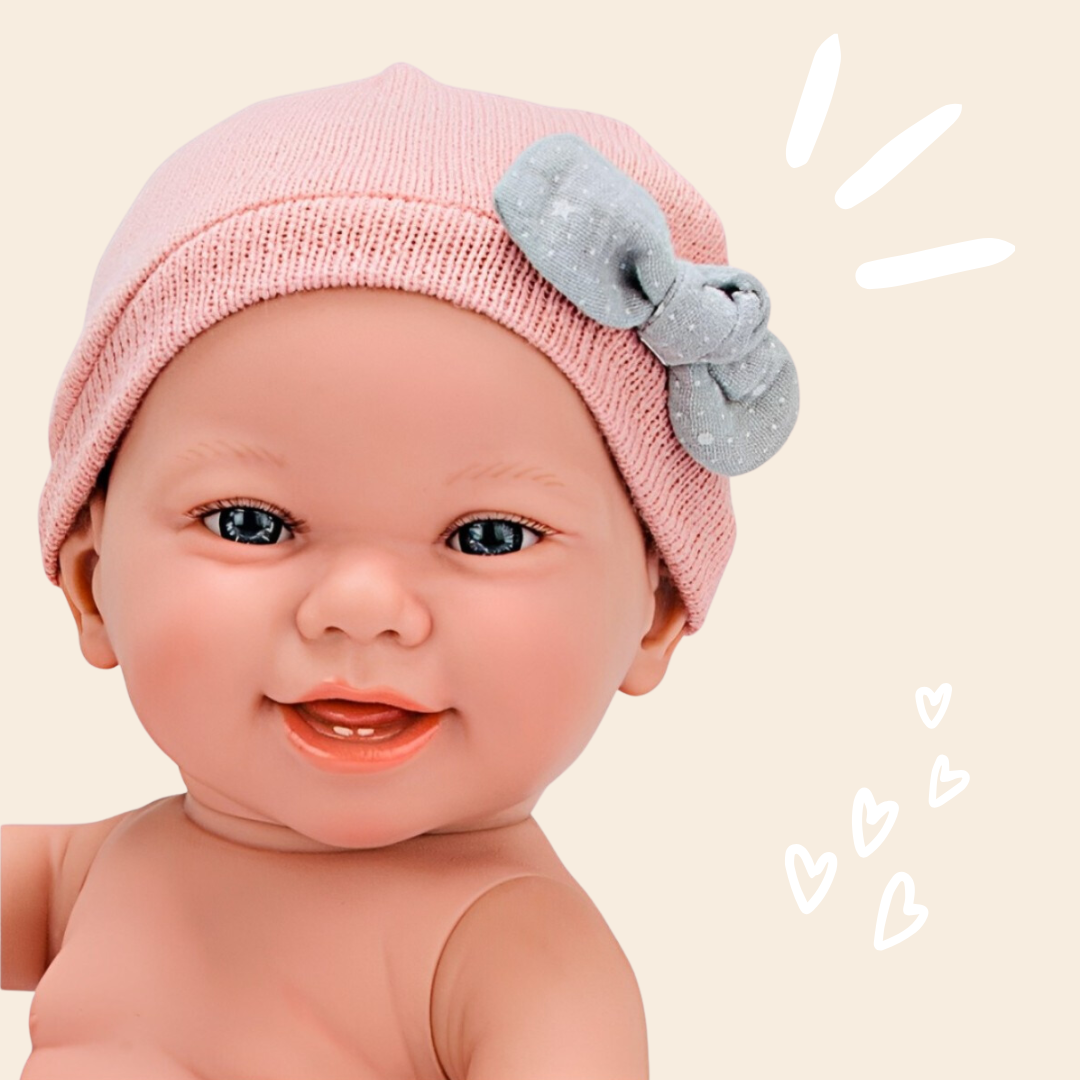 Zoe con accesorios