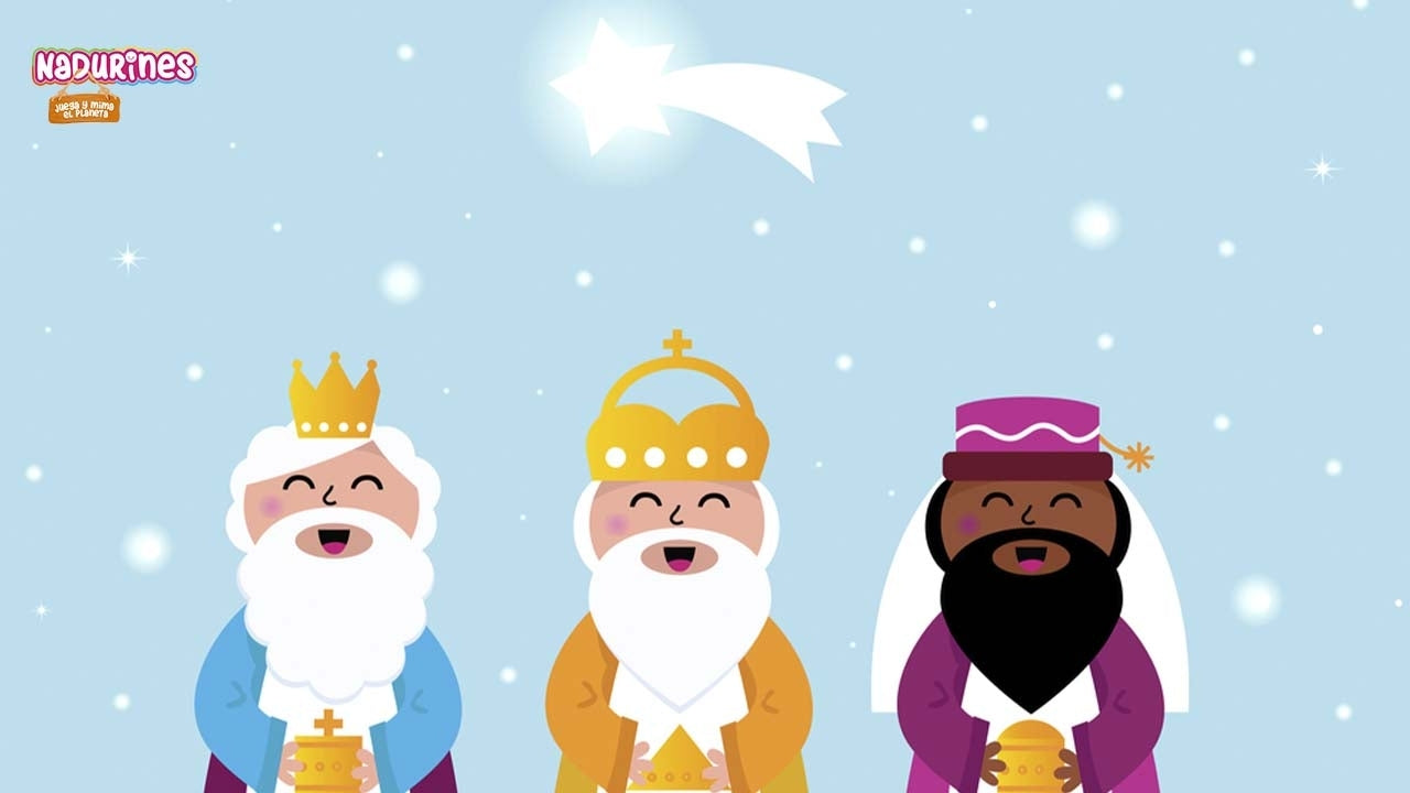 Neala y Darwin conocen a los 3 Reyes Magos
