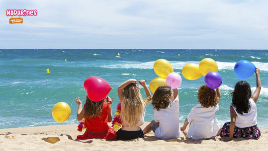 Nil está deseando viajar a un sitio de playa para jugar en el mar