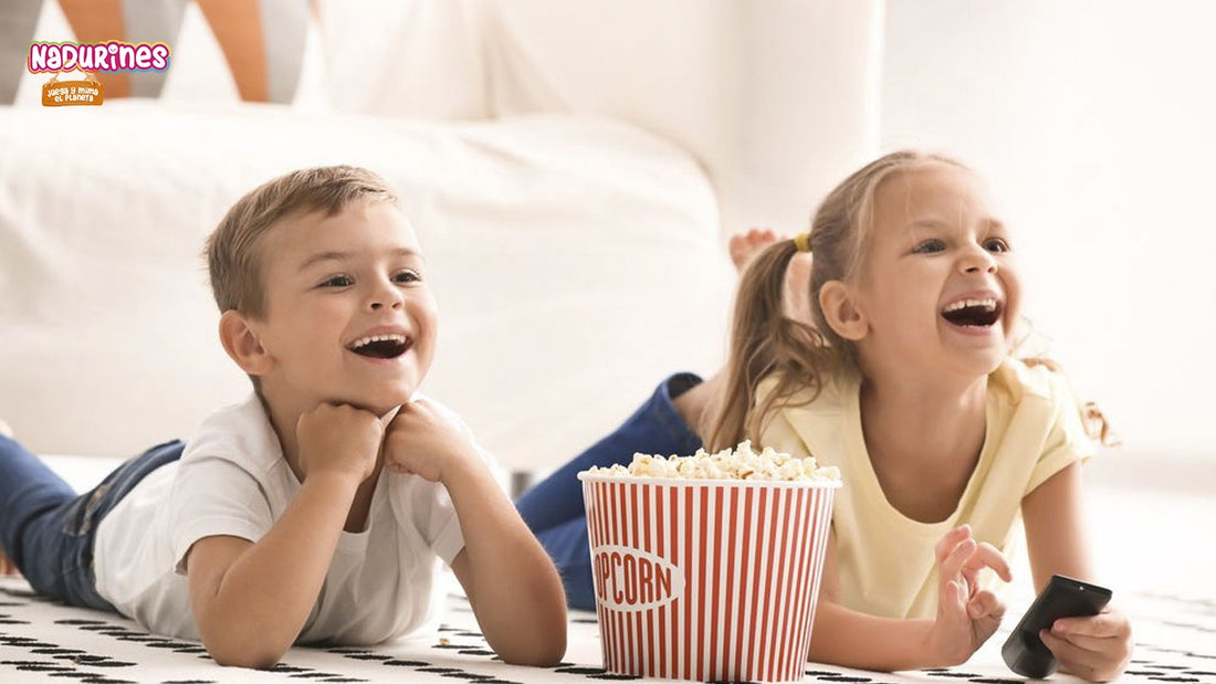 Petra y Malik preparan una noche de palomitas y película