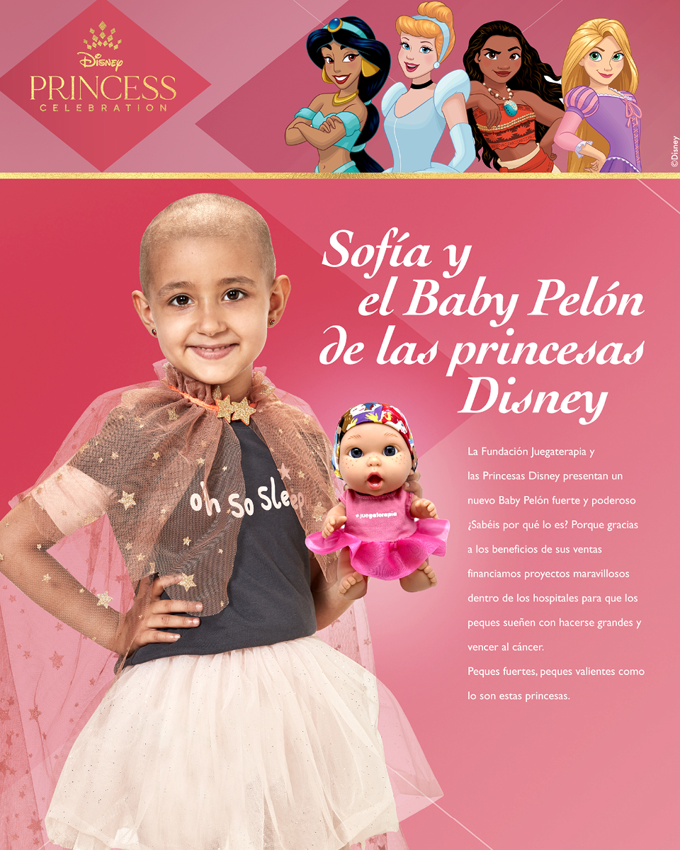 Baby Pelón Princesas Disney
