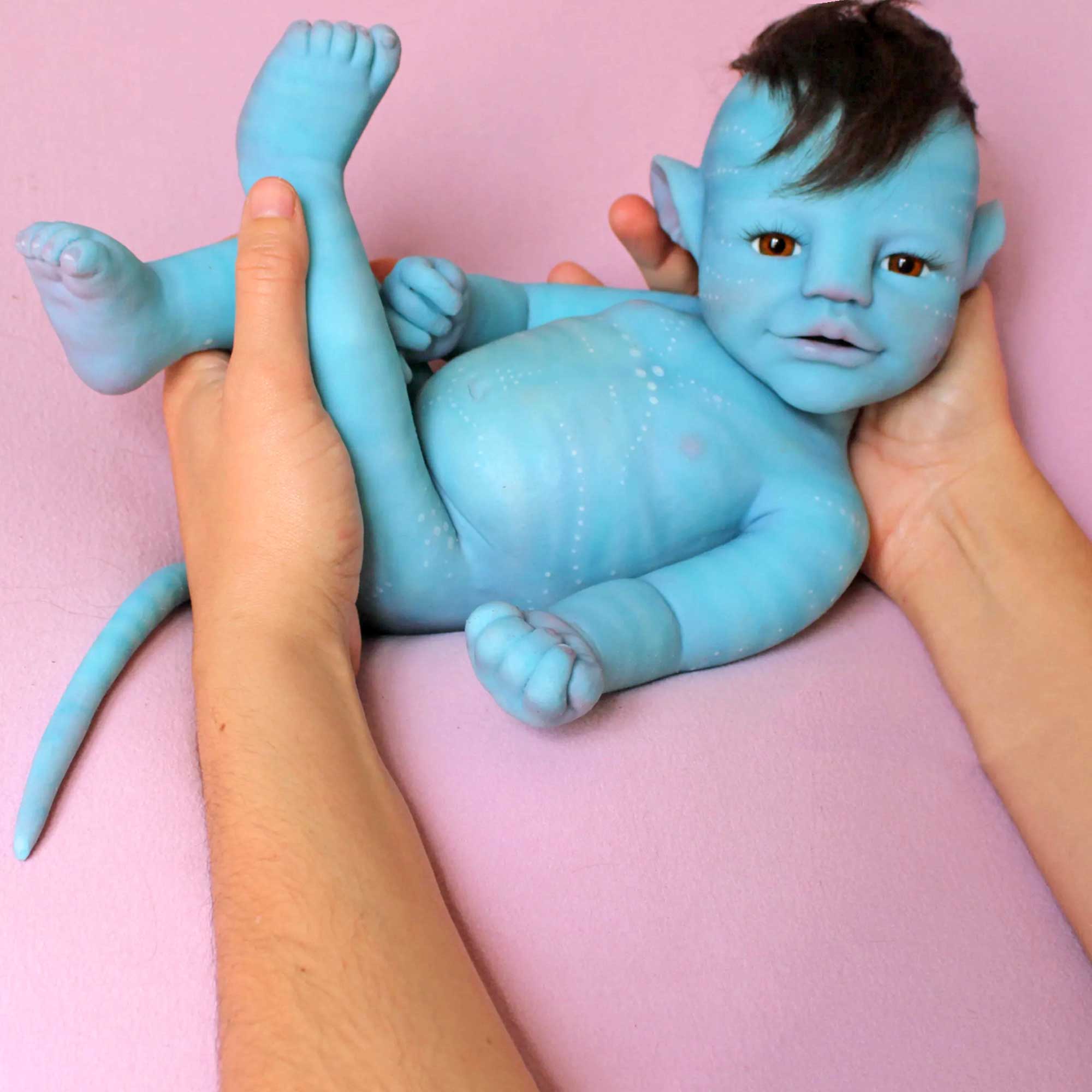 Bebe Reborn Anuk del Universo Blue de COco Reborn.