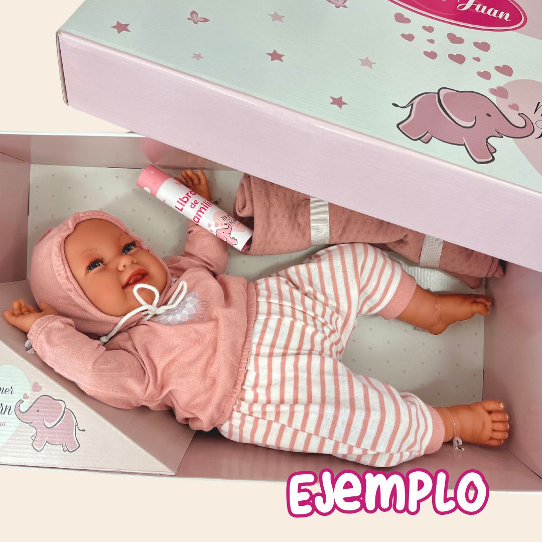 Bebe reborn Martina Yogui Outlet rebajado por tara caja sin plástico