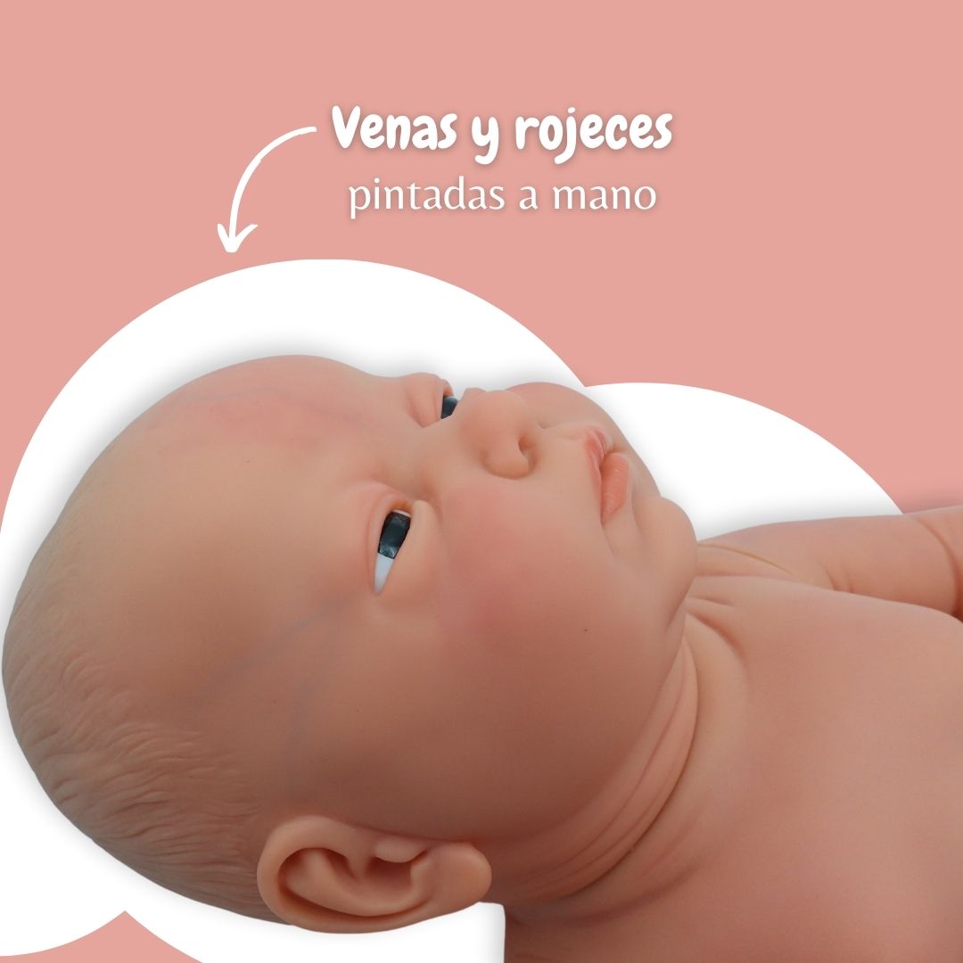 bebe reborn emma pintada a mano