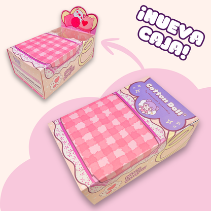 Cotton Doll Mimi Bloom 💜  Muñeca de 20cm con esqueleto interno