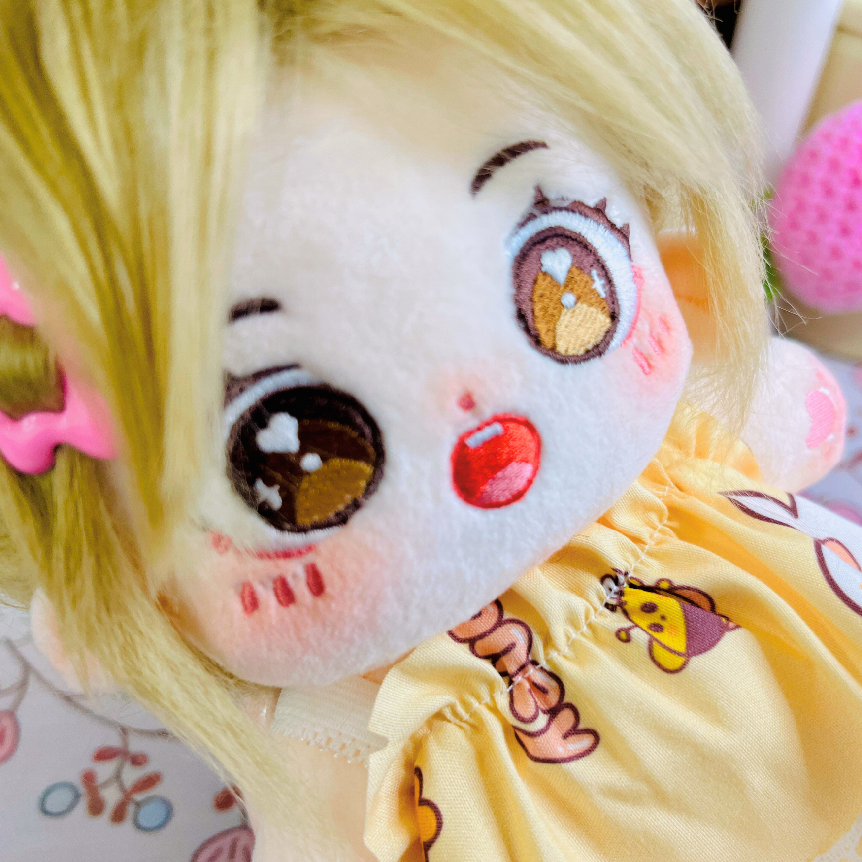 Cotton Doll ☀️ Mimi Sun – Muñeca de 20cm con esqueleto interno