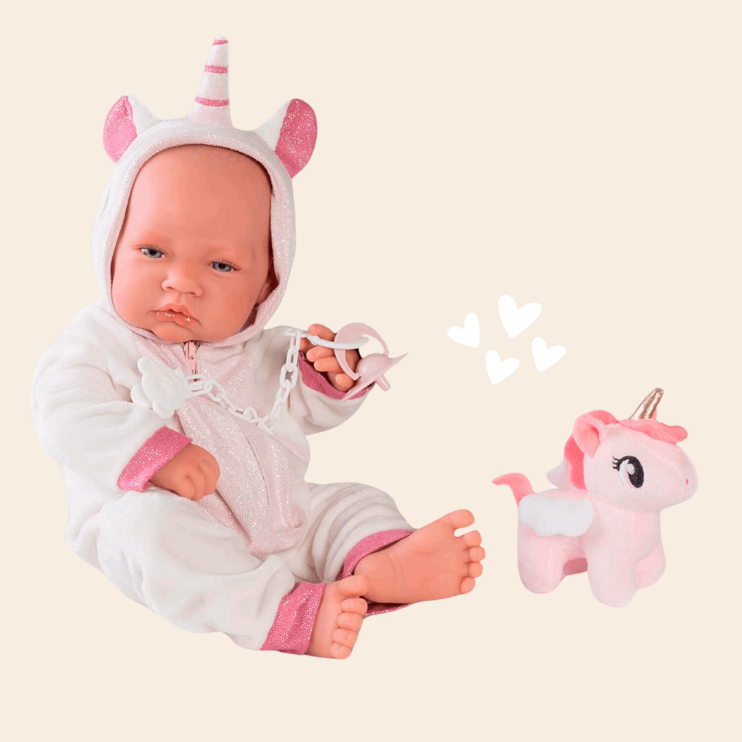 Recién Nacida con Disfraz de Unicornio
