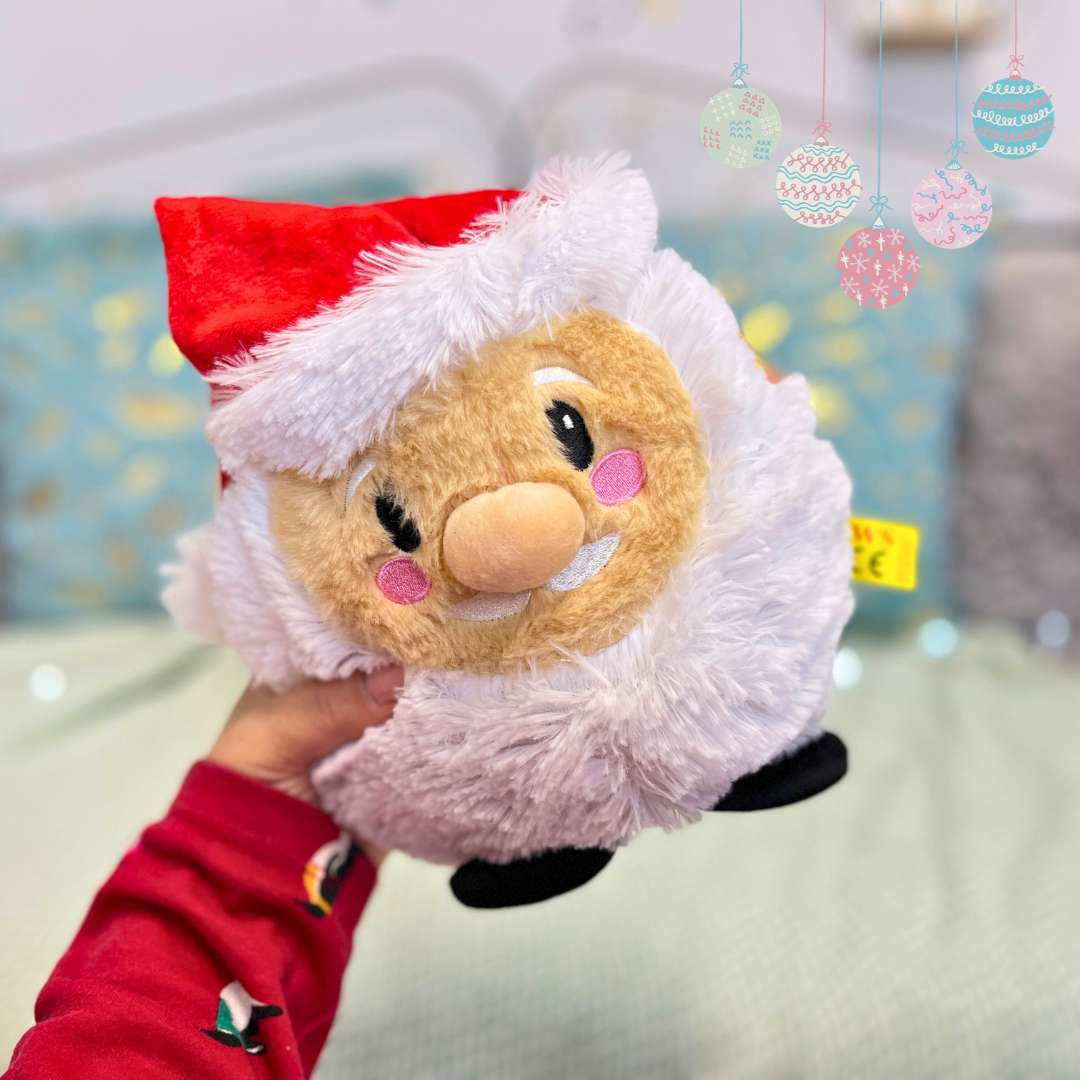 Peluche de Navidad Redondo Papa Noel