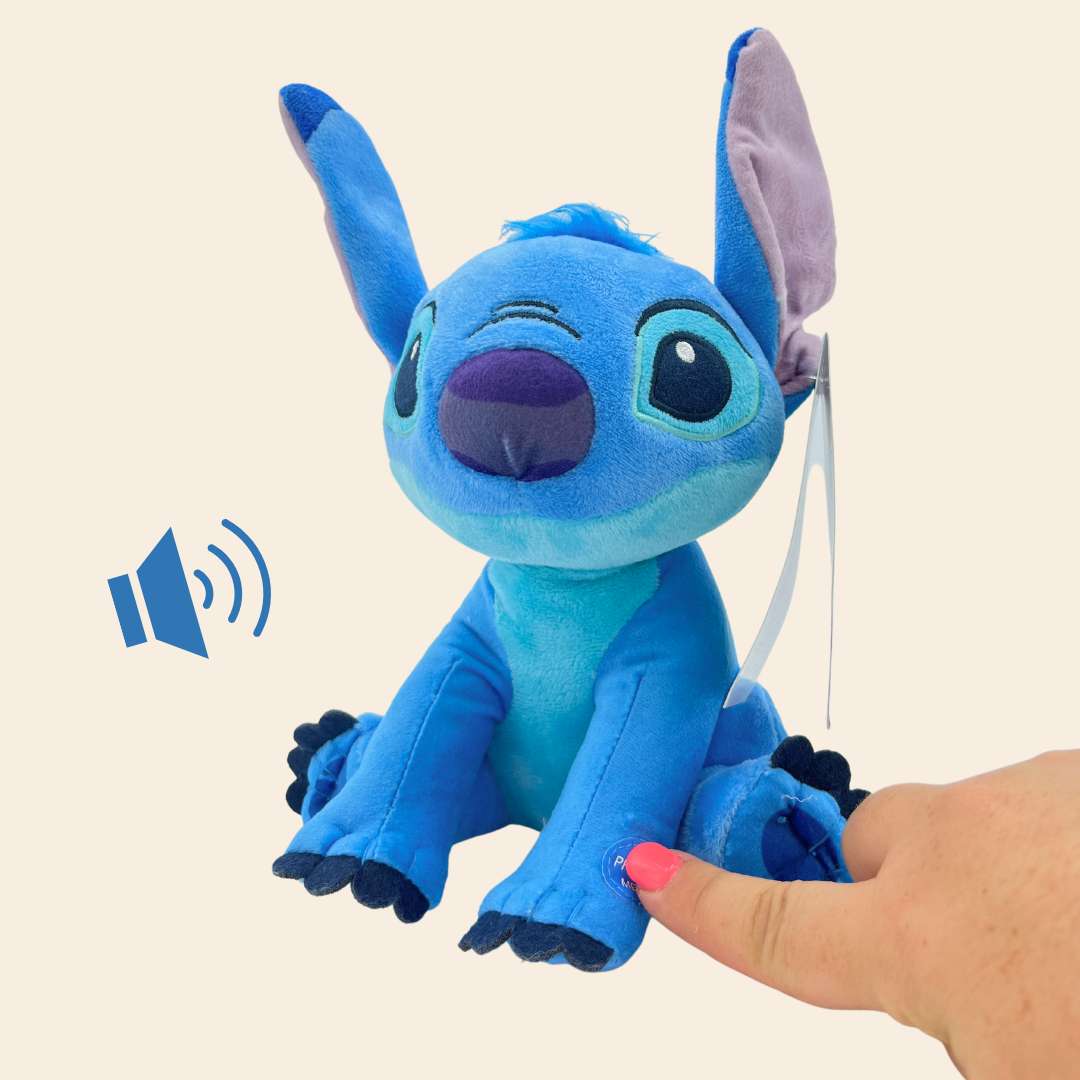 Peluche Stitch Disney con sonido - 20cm