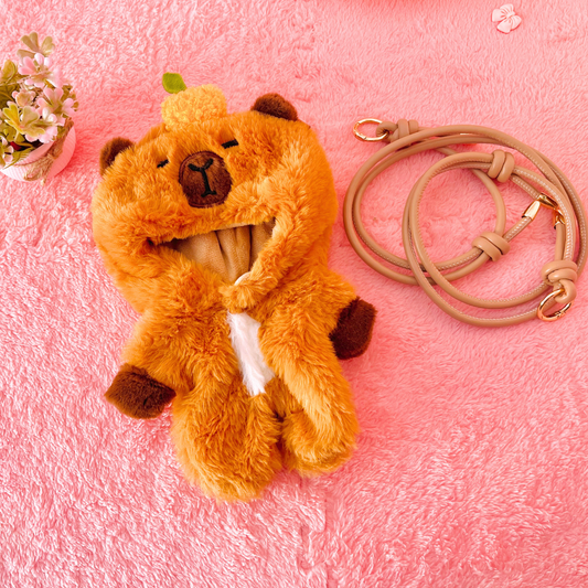 Pijama Capibara para Cotton Doll de 20cm - Ready to GO!