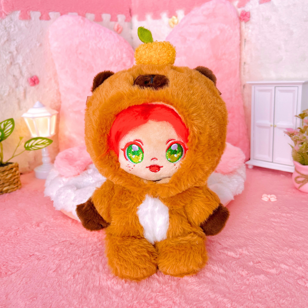 Pijama Capibara para Cotton Doll de 20cm - Ready to GO!