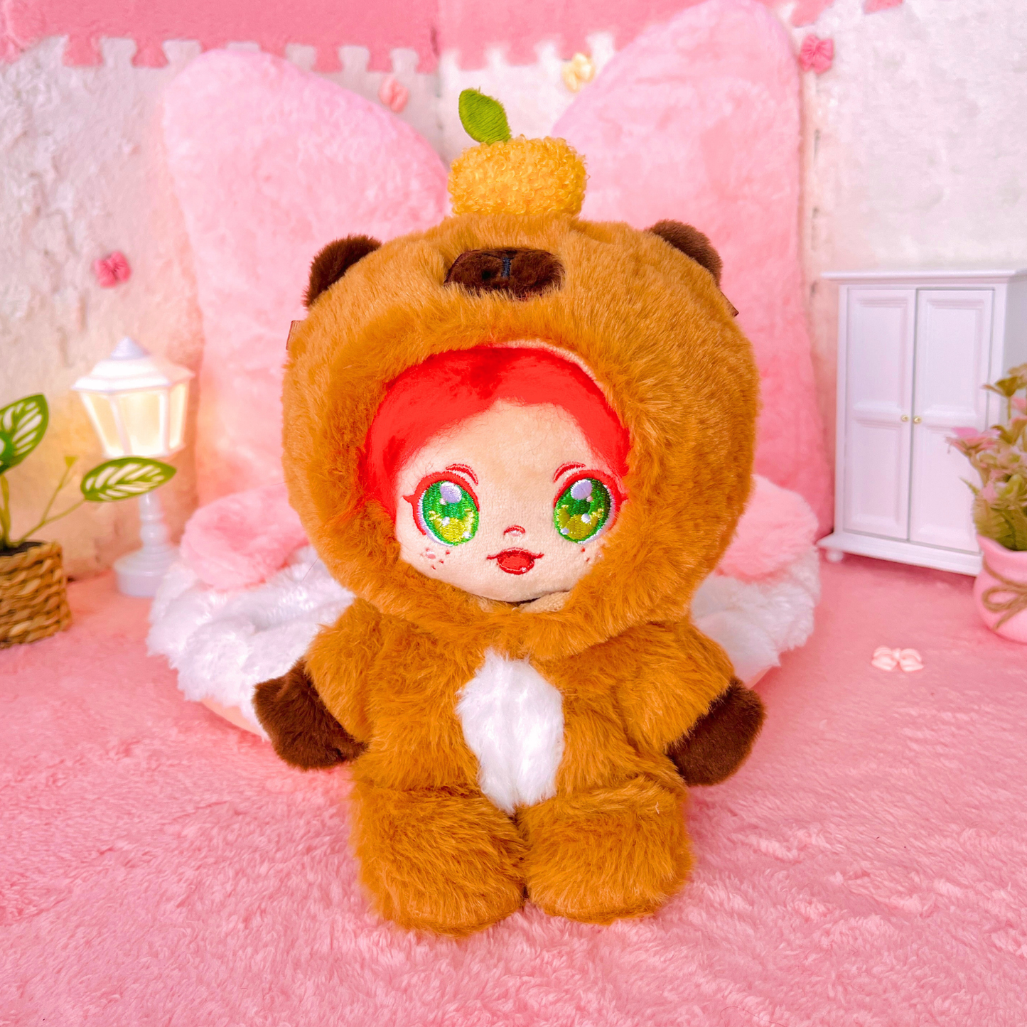 Pijama Capibara para Cotton Doll de 20cm - Ready to GO!