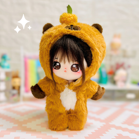 Pijama Capibara para Cotton Doll de 20cm - Ready to GO!