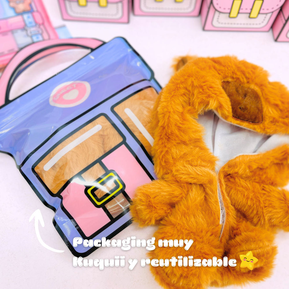 Pijama Capibara para Cotton Doll de 20cm - Ready to GO!