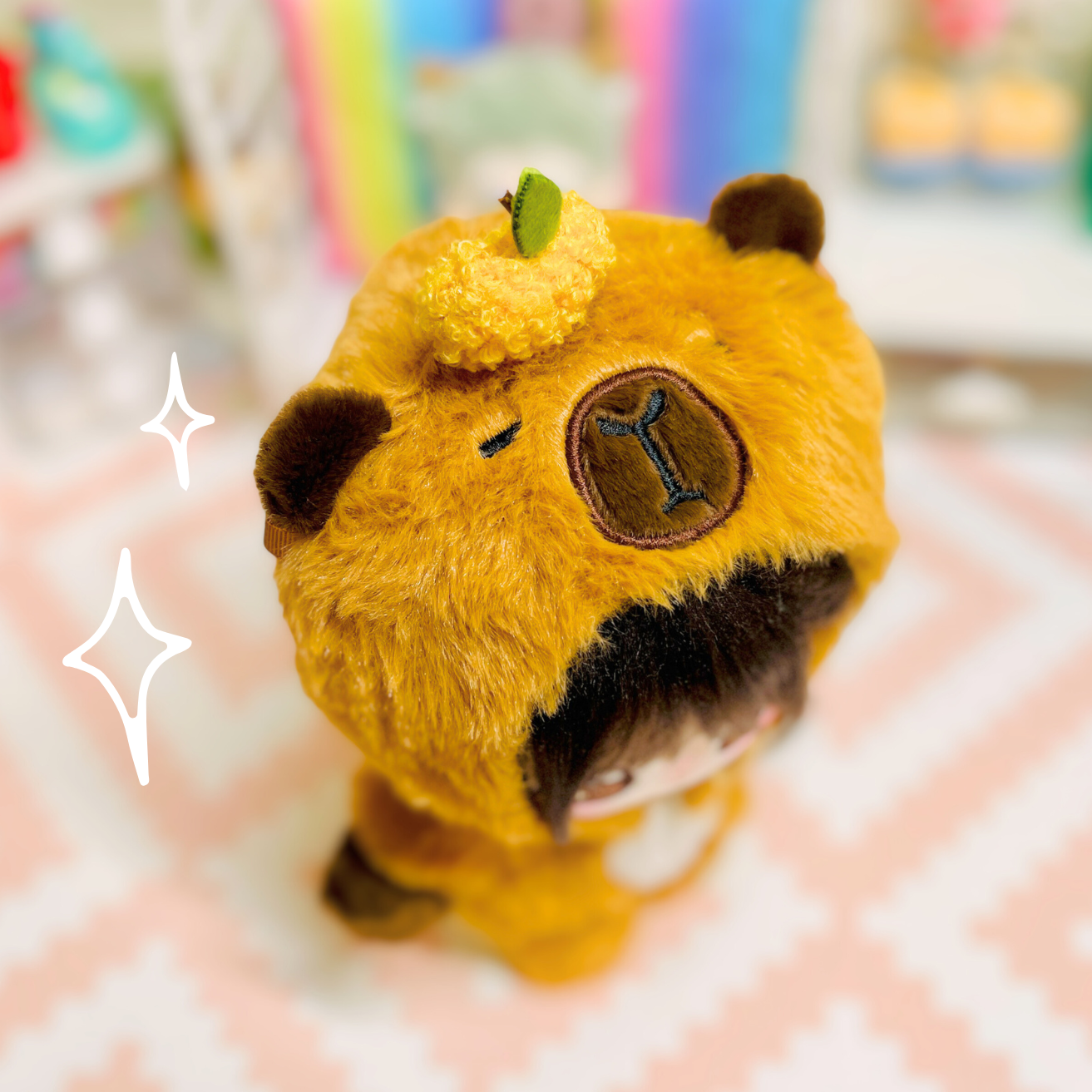 Pijama Capibara para Cotton Doll de 20cm - Ready to GO!