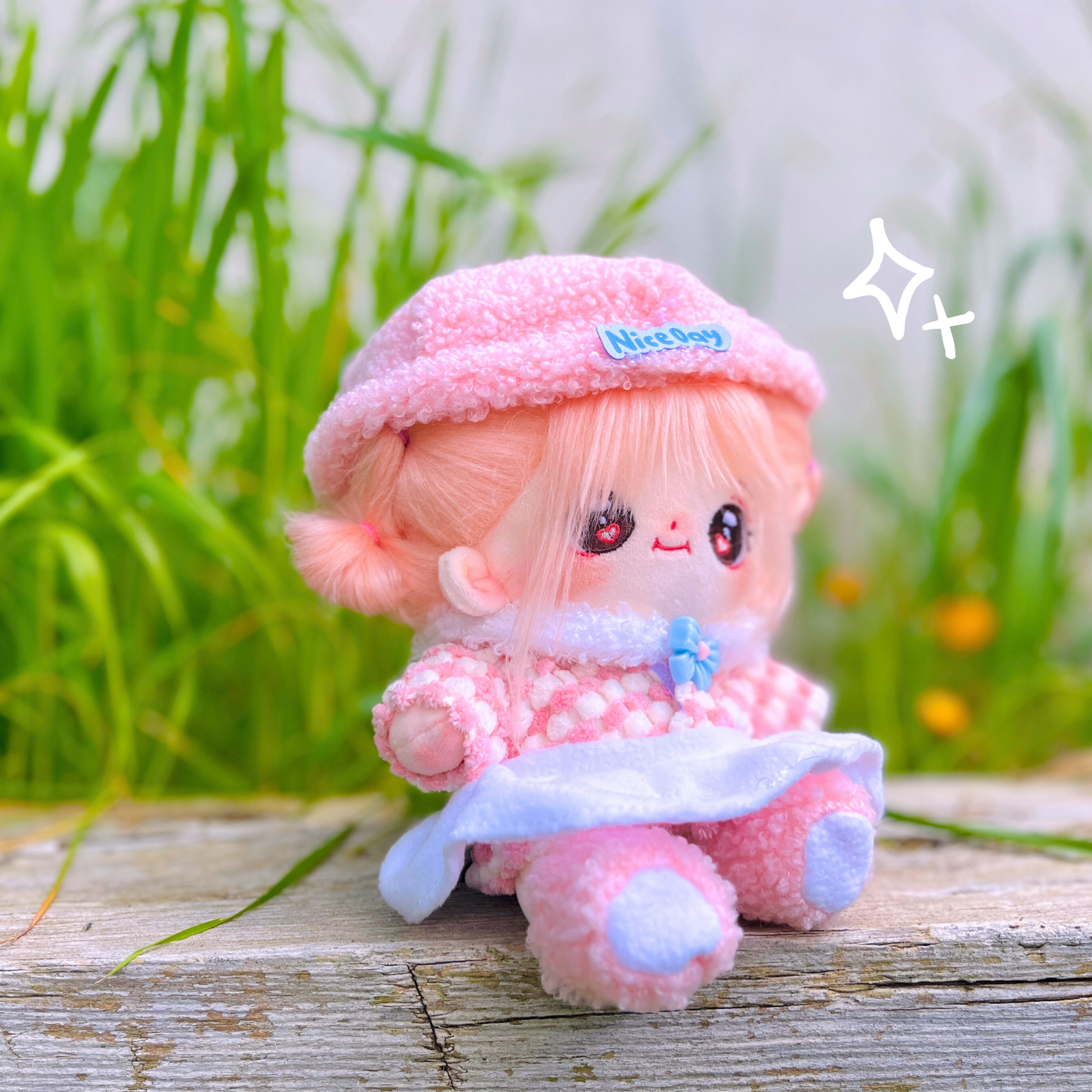 Conjunto con zapatos para Cotton Doll 🍓 Sueño de Peluche