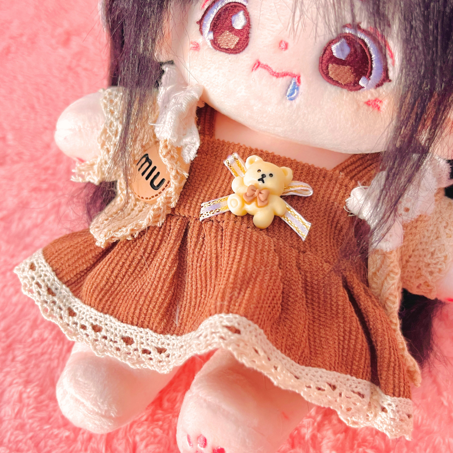 Conjunto Marrón Kawaii para Muñecas Cotton Doll 20cm · “ChocoBear”
